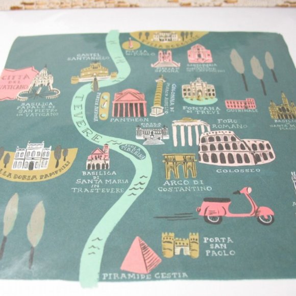 3/$15❤️ Art print, Illustrated Rome, 8x10 inches, NWT - Picture 3 of 4